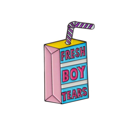 Fresh Boy Tears Enamel Pin