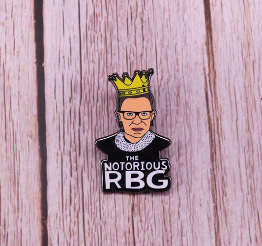 The Notorious R.B.G Enamel Pin